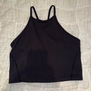 Lululemon Wunder Train Strappy Tank Size 10 EUC Black